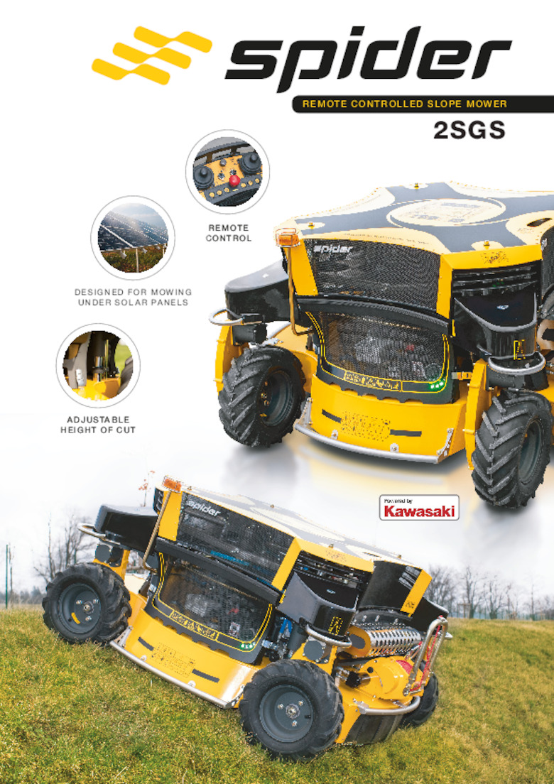 2SGS Remote Controlled Slope Mower